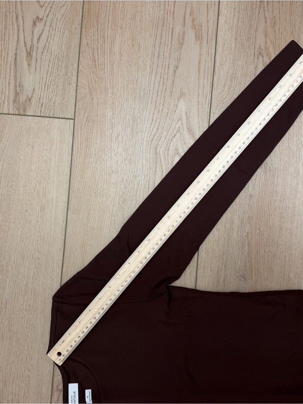 Aritzia Contour Long-Sleeve Crewneck Top — Chocolate Brown - Picture 13 of 13